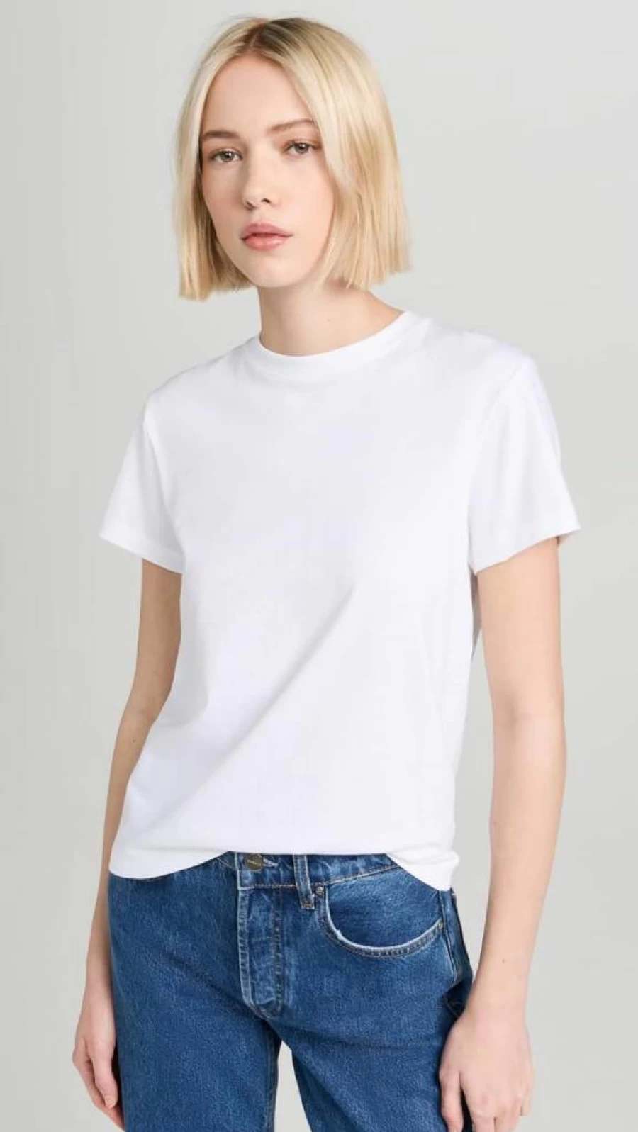 Vince Women's Classic Crew Neck T-Shirt | Soft Cotton Essential Top