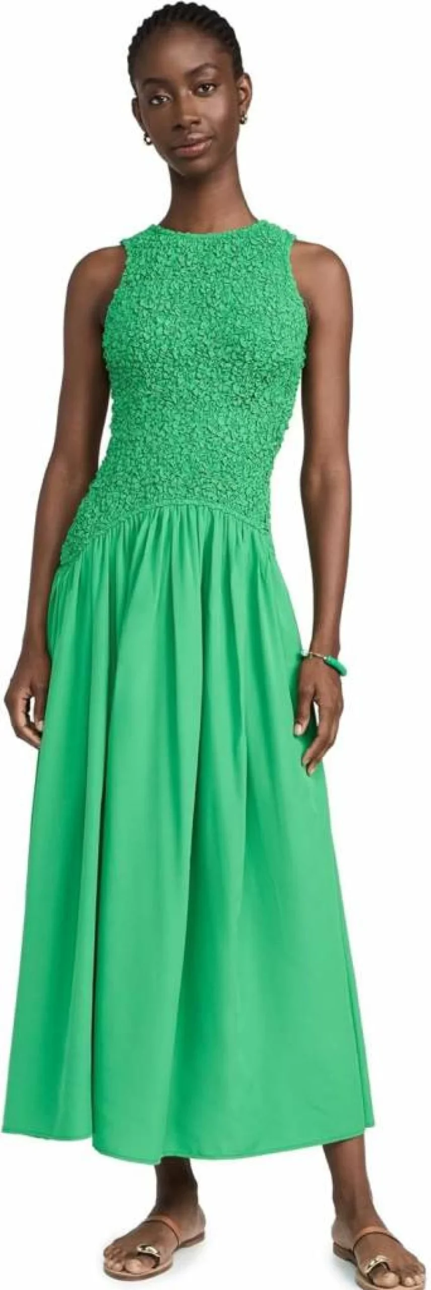 The Wolf Gang Women's Marisol Maxi Dress - Flowy Summer Long Dress with Bohemian Print