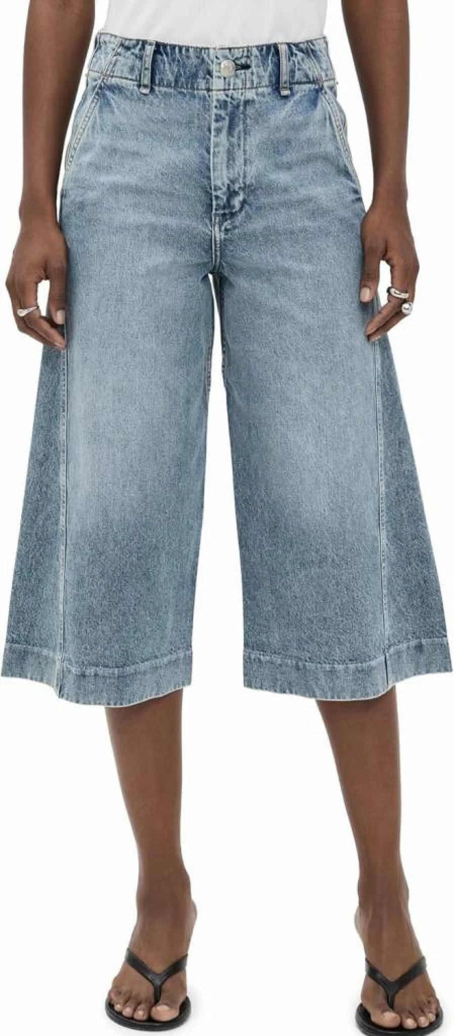 Rag & Bone Women's Jamie High Rise Tailored Culottes - Slim Fit Dress Pants for Women
