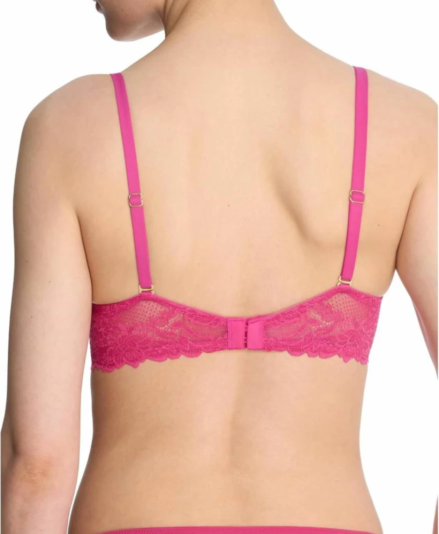 Natori Women's Heavenly Convertible Balconette Bra - Underwire Lace Demi Cup Comfortable Support