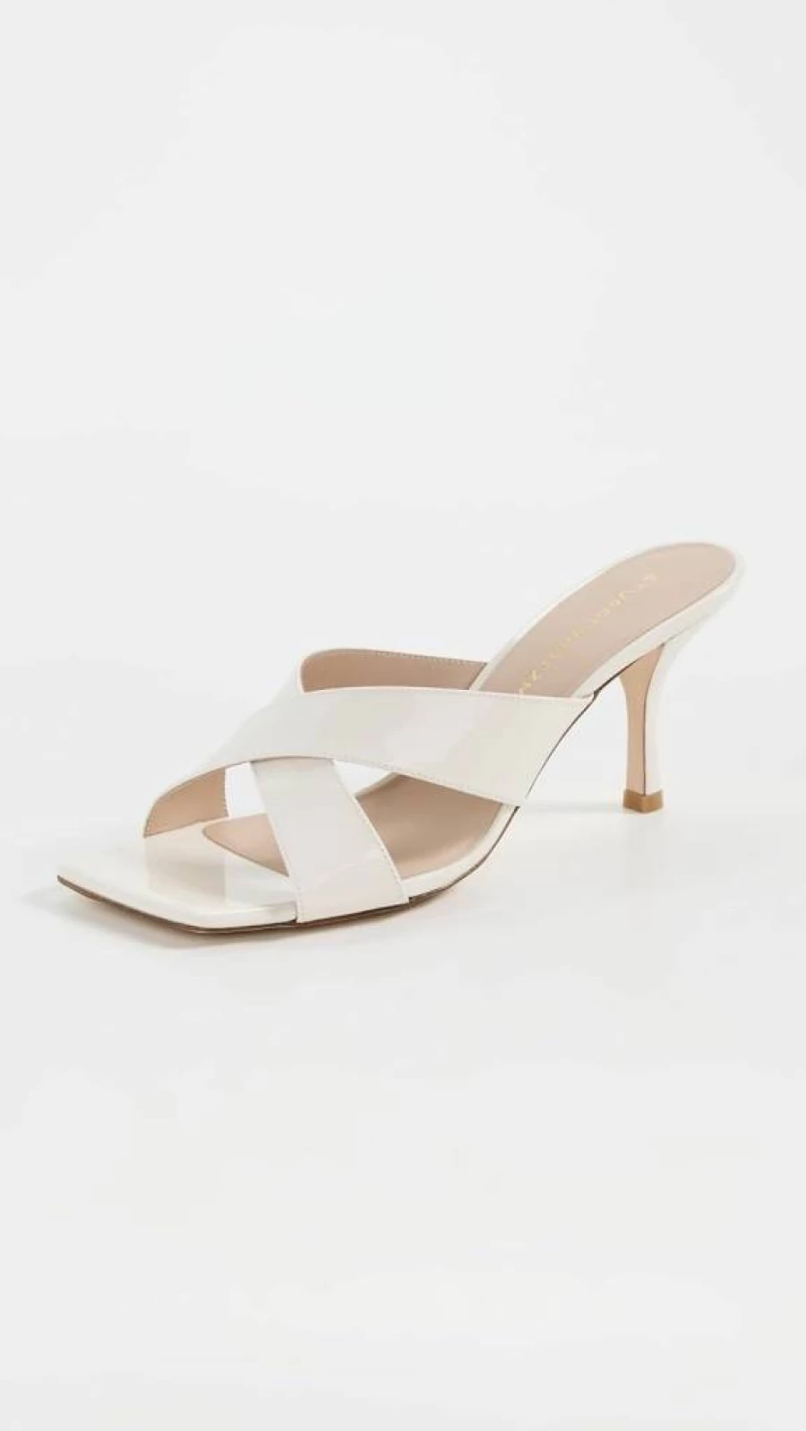 Stuart Weitzman Women's Dayne 75mm Slide Sandals | Luxury Leather Slides for Women