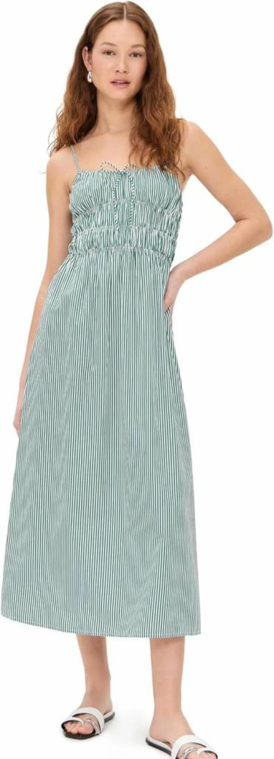 FAITHFULL THE BRAND Women's Marianne Midi Dress - Flowy Boho Summer Dress with Floral Print