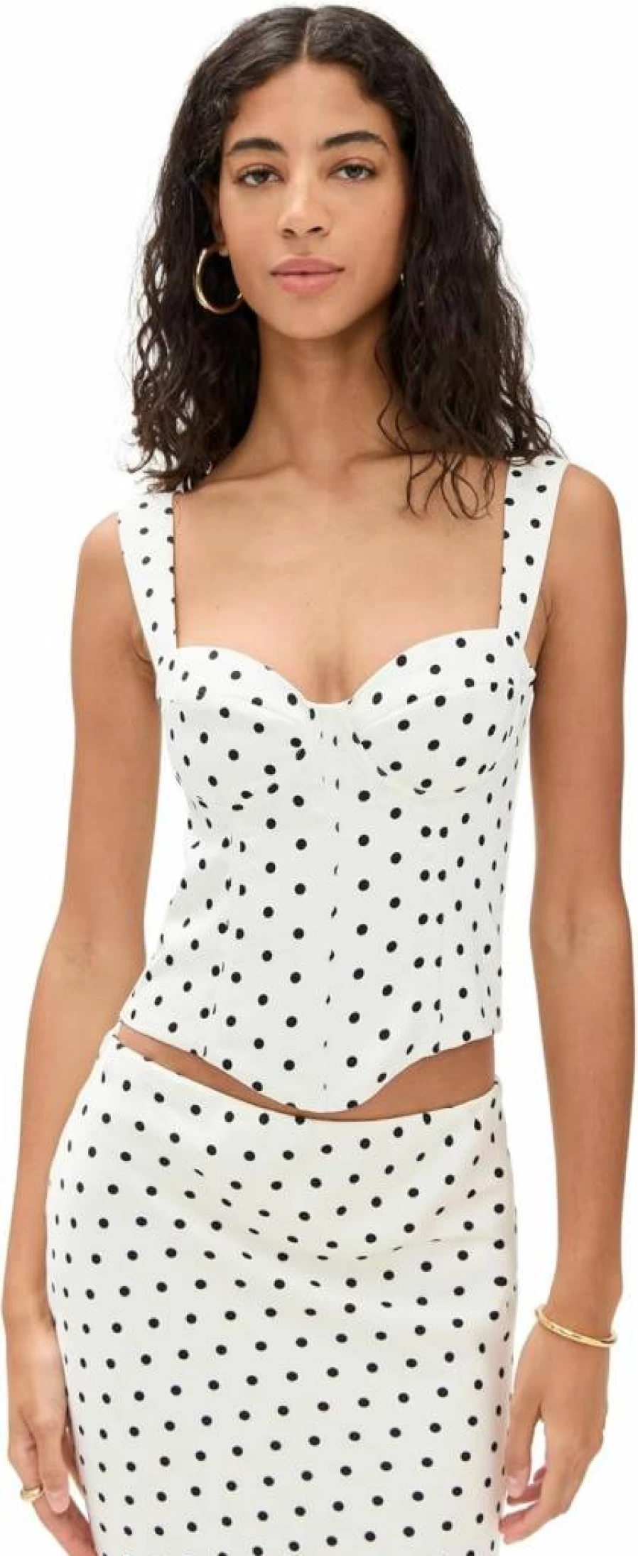 Runaway the Label Women's Karlita Bustier Top - Sexy Corset Style Lace-Up Bustier for Women
