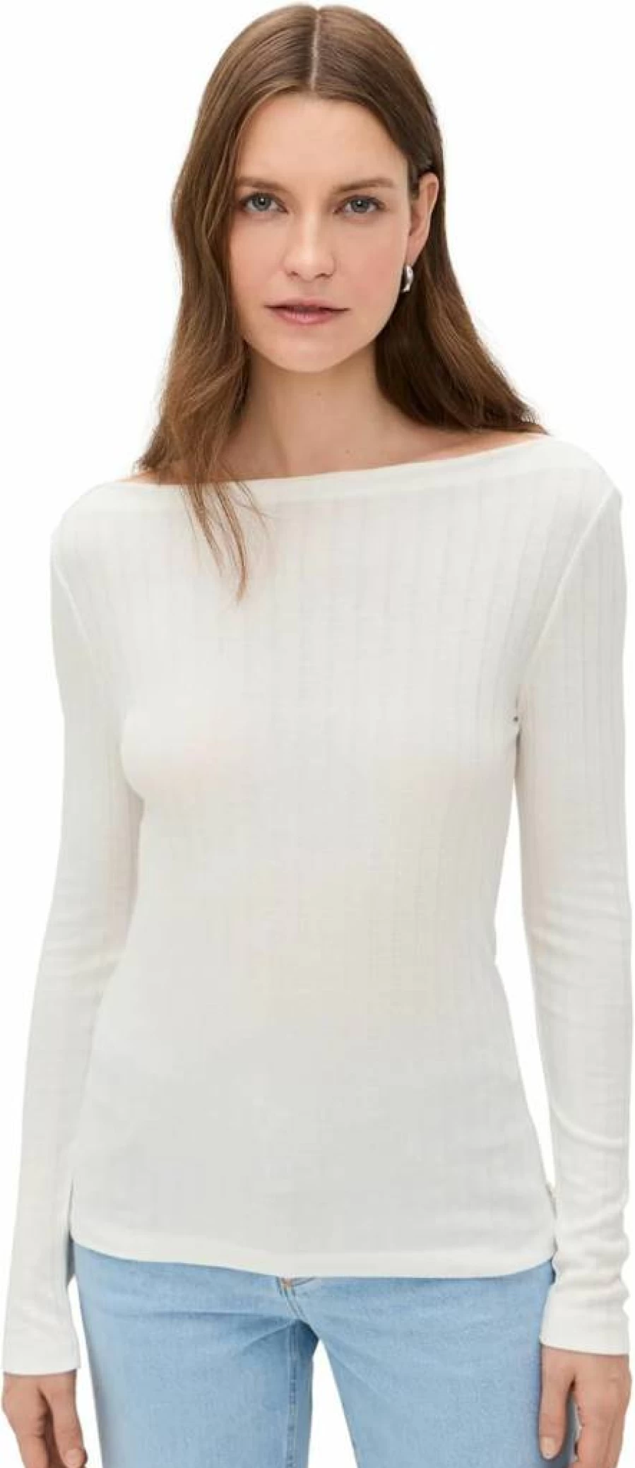 Closed Women's Long Sleeve T-Shirt - Classic Fit, Soft Cotton Top