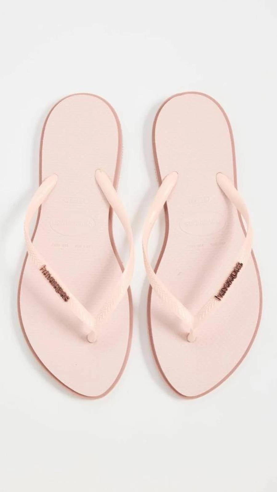 Havaianas Women's Slim Flip Flops Sandals - Point Crocus Rose, Pink, Size 11-12 (US Medium)