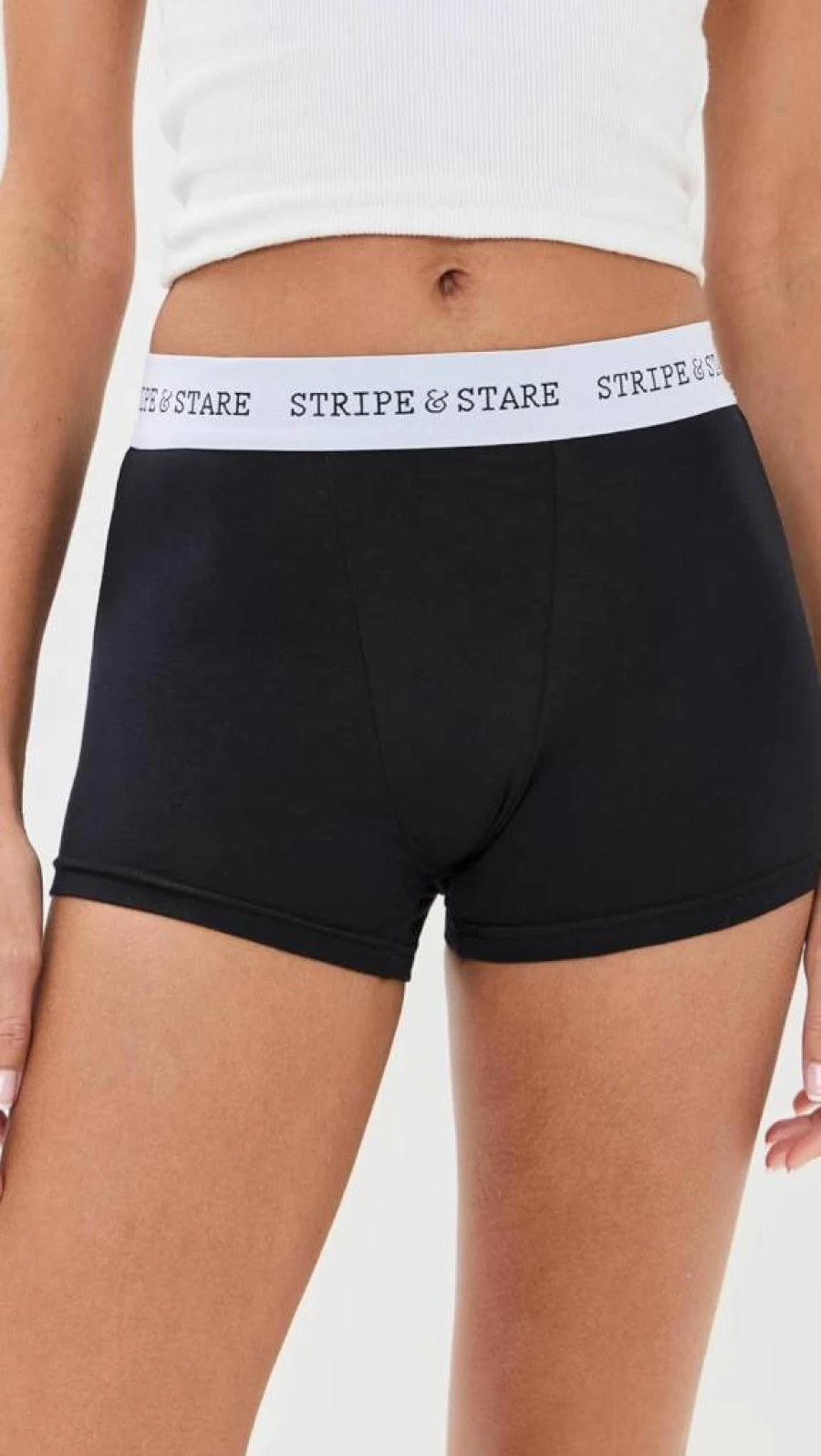 Stripe & Stare Women's Cotton Boxer Shorts - Soft & Breathable Underwear