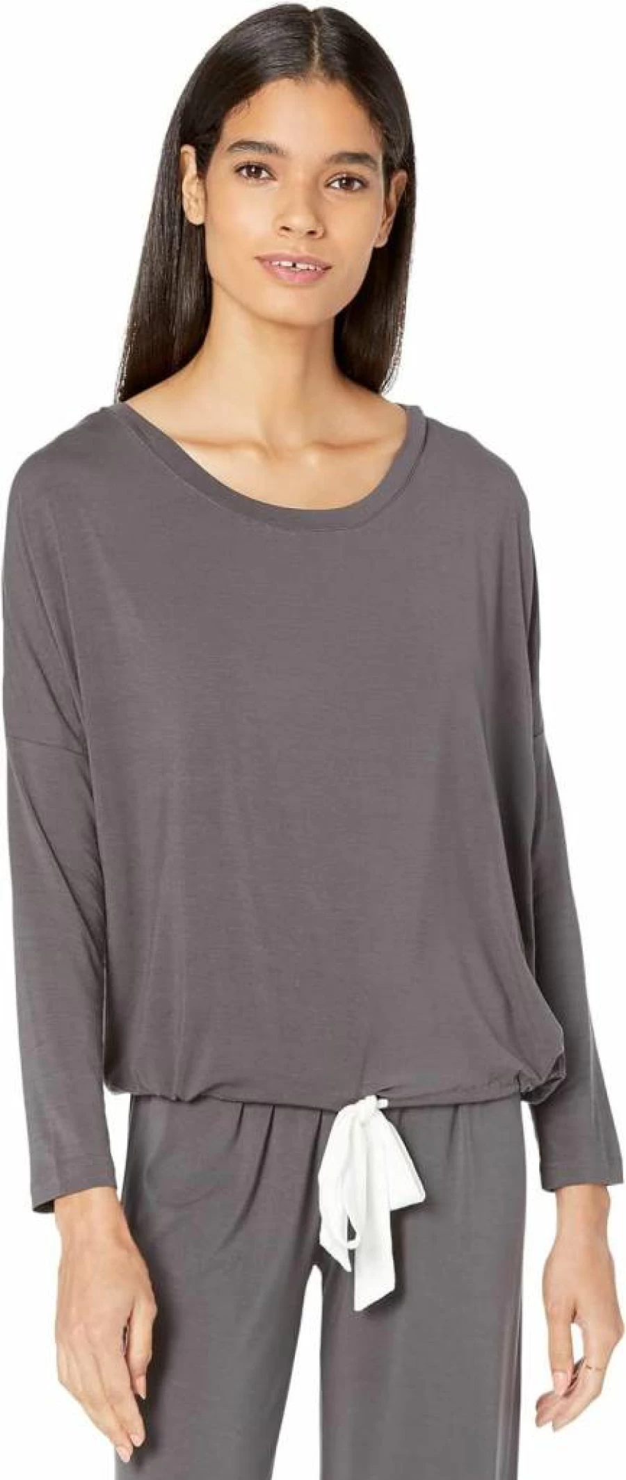 Eberjey Gisele Women's Modal Pajama Set - Soft Long Sleeve Scoop Neck Top & Comfortable Lounge Pants