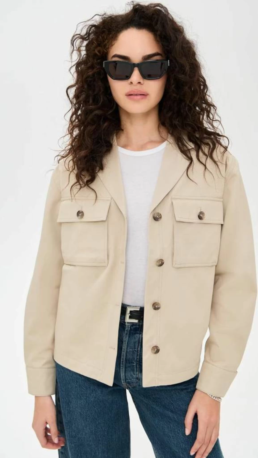 ANINE BING Women's Sawyer Shirt - Premium Women's Fashion Blouse
