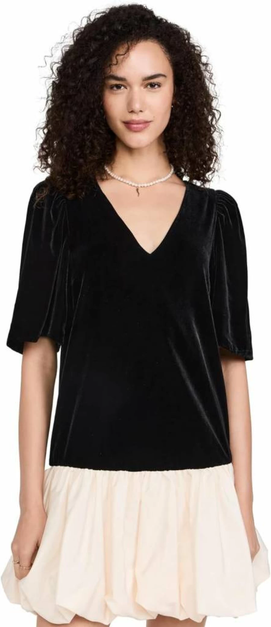 Rhode Women's Juliana Velvet Dress - Elegant Sleeveless Party Gown for Special Occasions