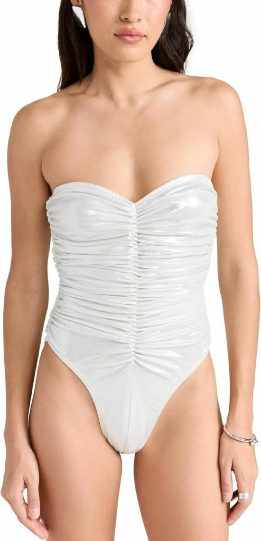 Norma Kamali Women's Slinky Marissa One Piece Swimsuit | Stylish One-Piece Bathing Suit