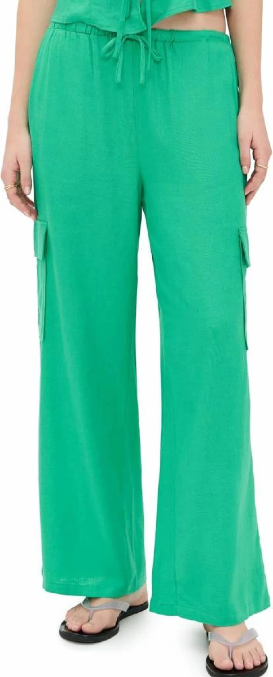 Beach Riot Women's Amara High-Waisted Beach Pants - Lightweight & Comfortable Swim Cover-Up