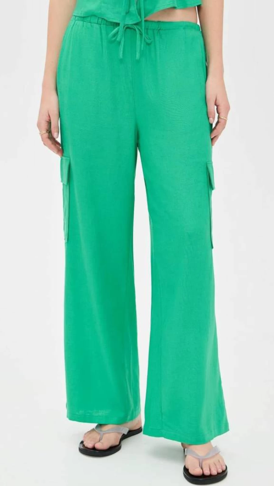 Beach Riot Women's Amara High-Waisted Beach Pants - Lightweight & Comfortable Swim Cover-Up