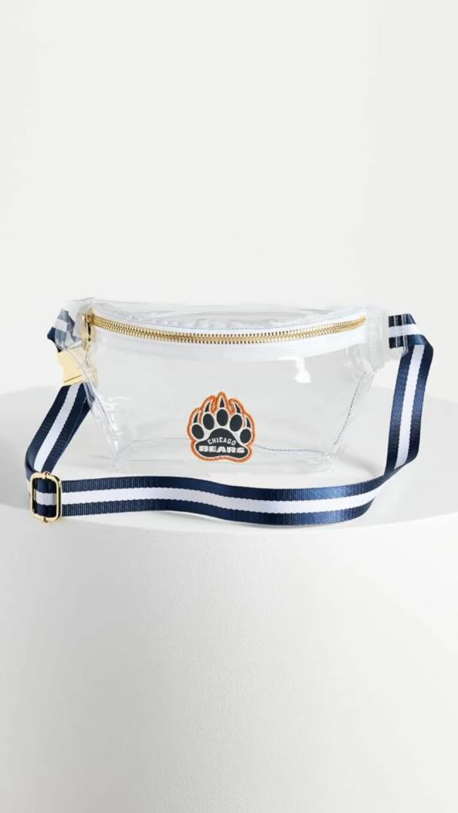 Stoney Clover Lane Women's Chicago Bears Themed Clear Waist Bag - Stylish NFL Fanny Pack for Women