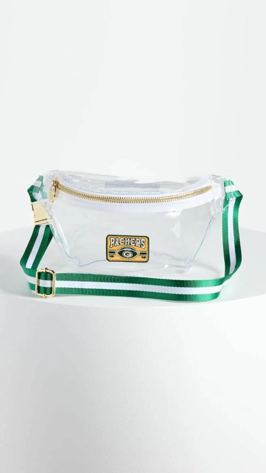 Stoney Clover Lane Green Bay Packers NFL Team Fanny Pack for Women - Clear Waist Bag