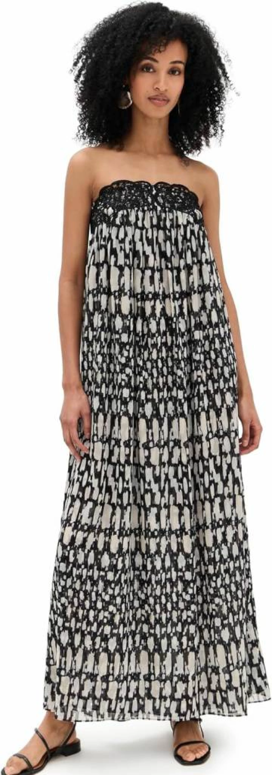 Misa Women's Vashti Dress - Elegant Flowy Boho Maxi Dress for Women