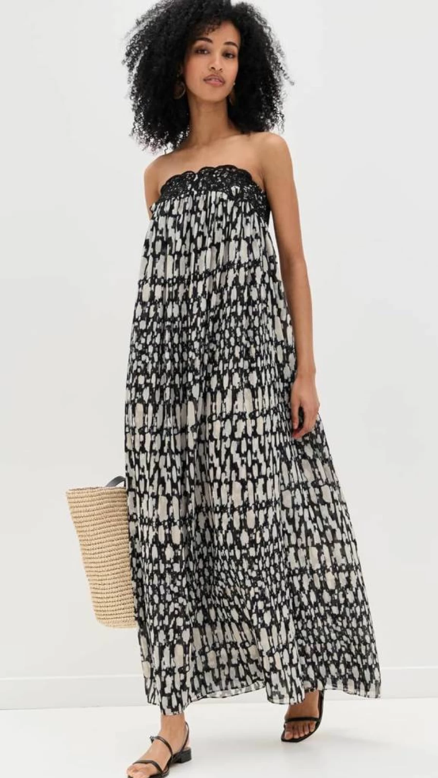 Misa Women's Vashti Dress - Elegant Flowy Boho Maxi Dress for Women