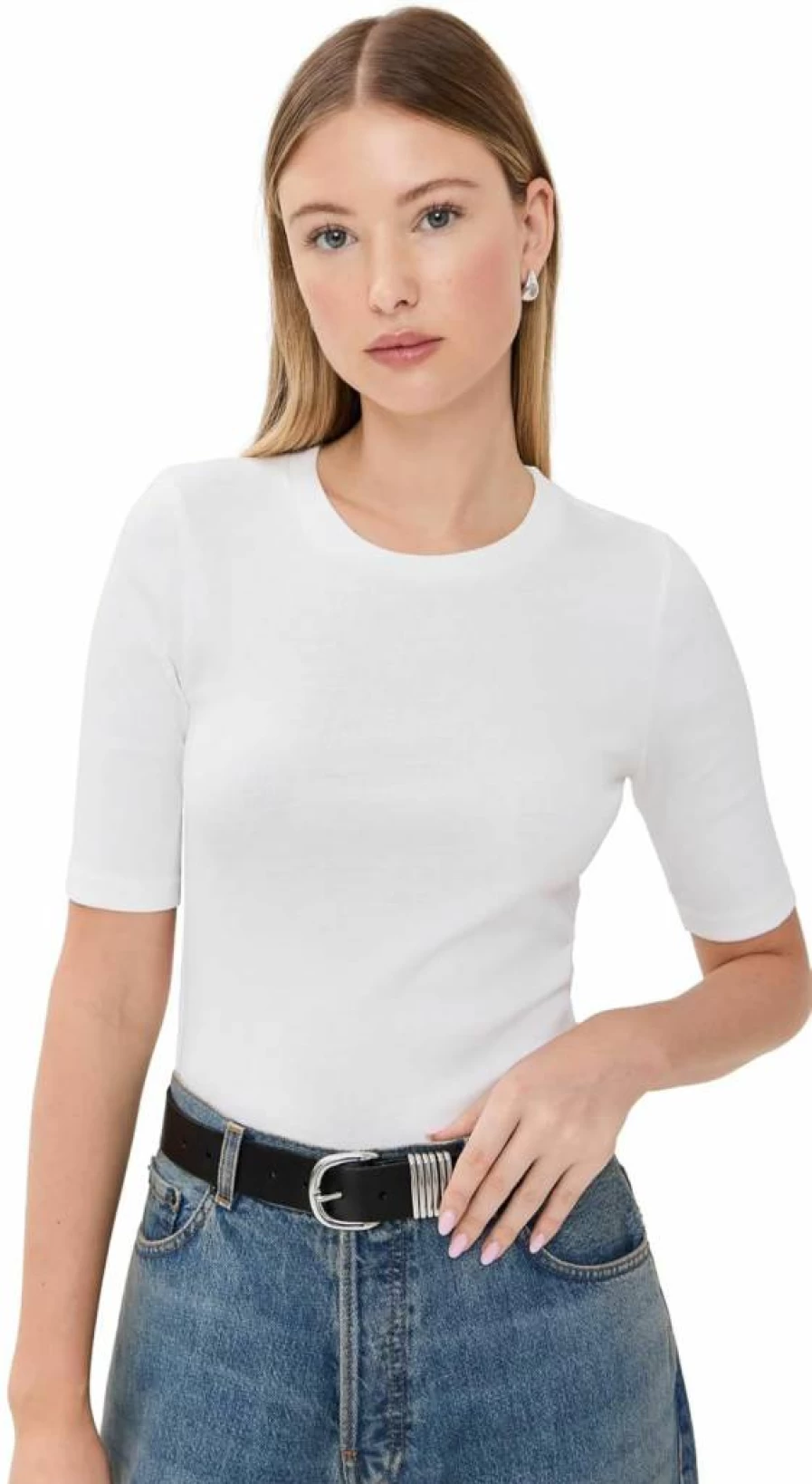 ALC Women's Rory Short Sleeve T-Shirt - Casual Comfort Fit Tee for Everyday Wear