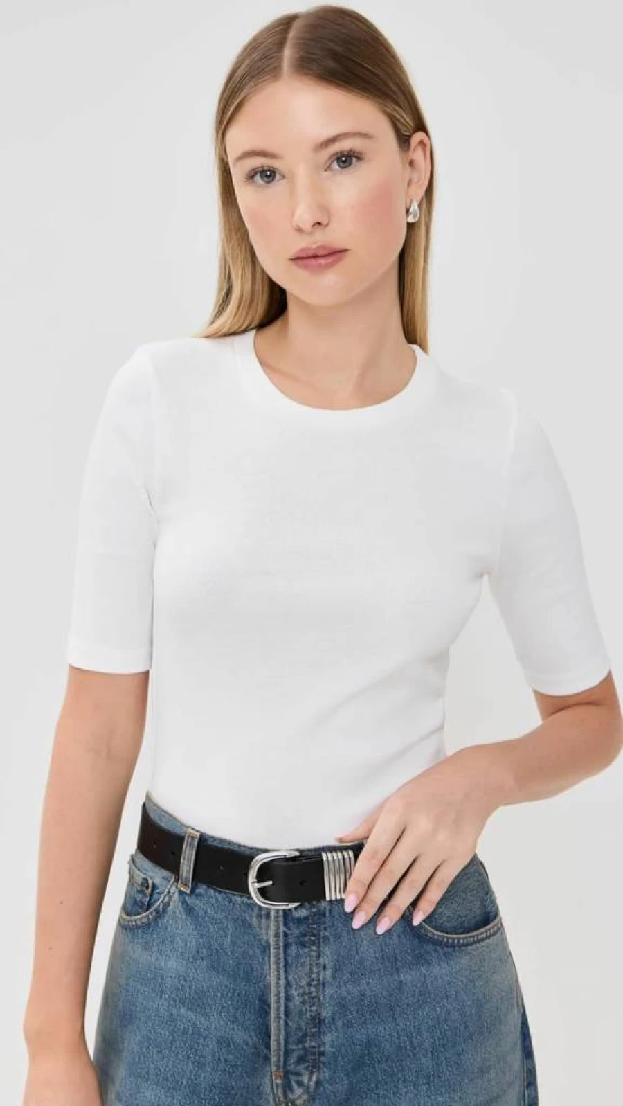 ALC Women's Rory Short Sleeve T-Shirt - Casual Comfort Fit Tee for Everyday Wear