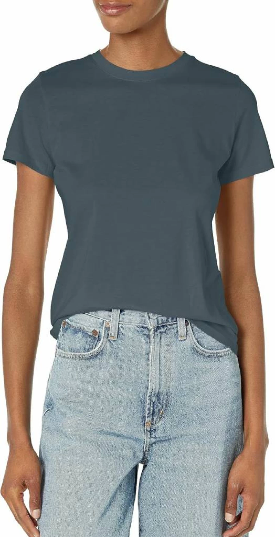 Vince Women's Essential Crew Neck T-Shirt | Classic Casual Tee