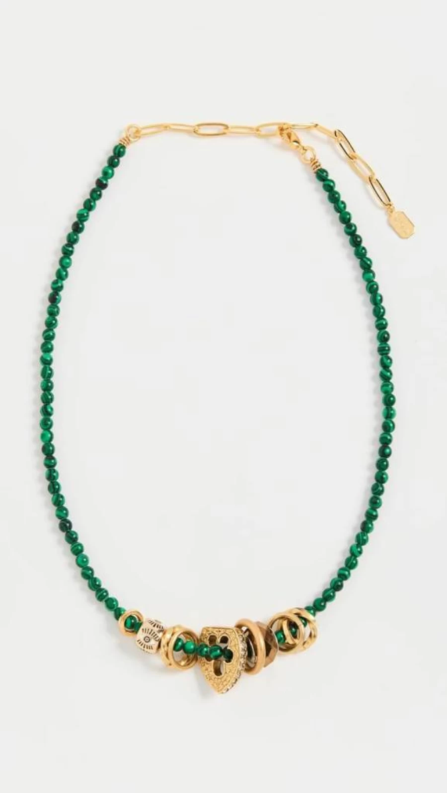 Elizabeth Cole Women's Ines Necklace - Elegant Gold Pendant Necklace for Women