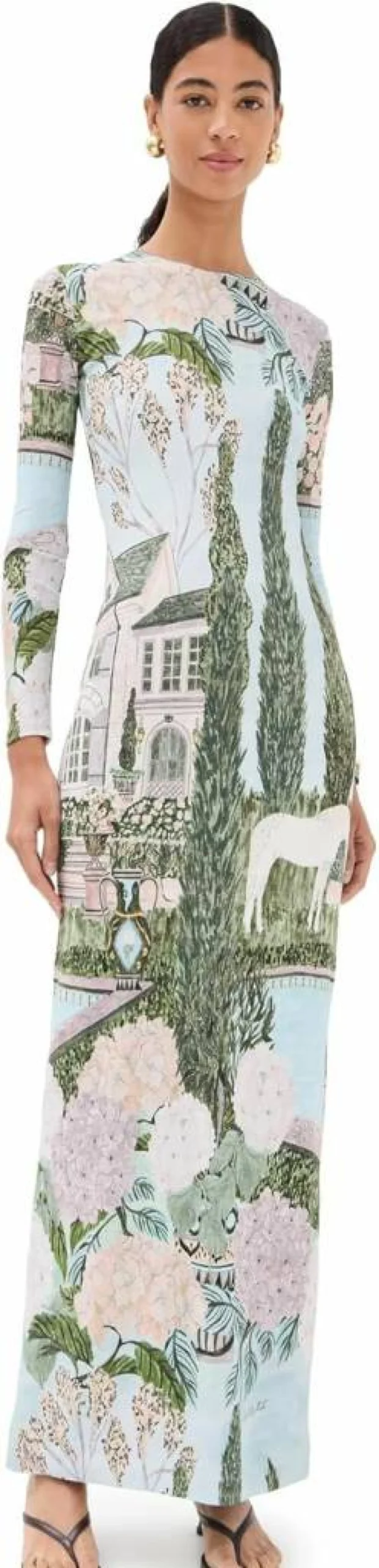 Isla & White Women's Marina Summer Dress - Flowy Boho Beach Dress for Women