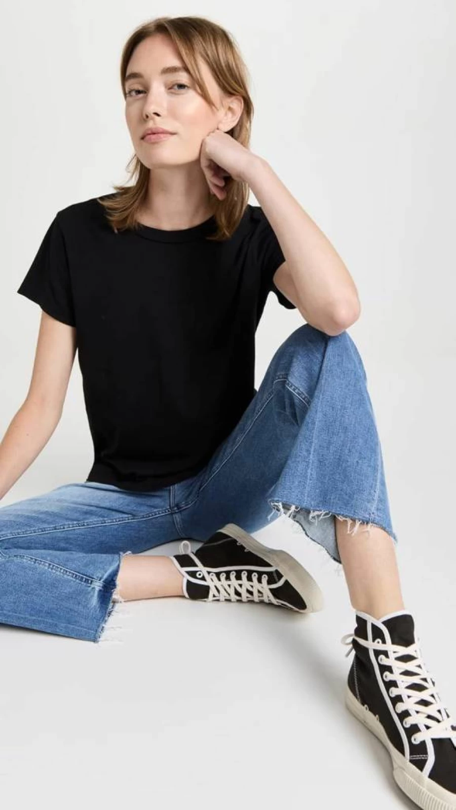 MOTHER Women's The Lil Goodie Goodie Tee - Vintage Inspired Casual T-Shirt