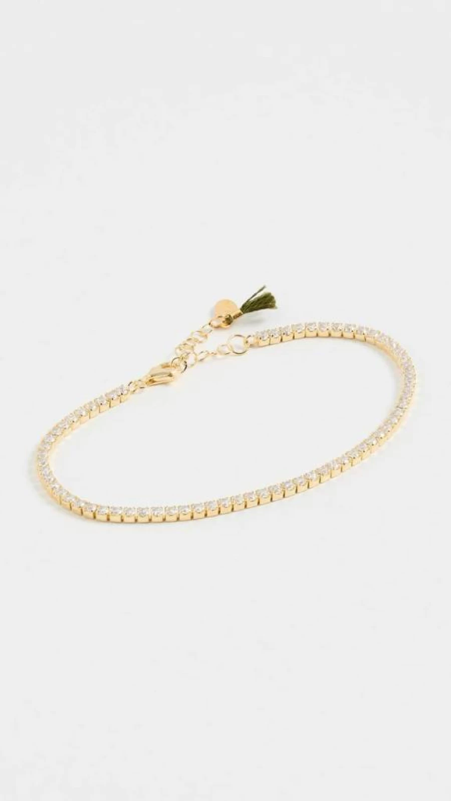 SHASHI Women's Diamond Tennis Bracelet - Elegant Sterling Silver Gold Plated Gift for Her