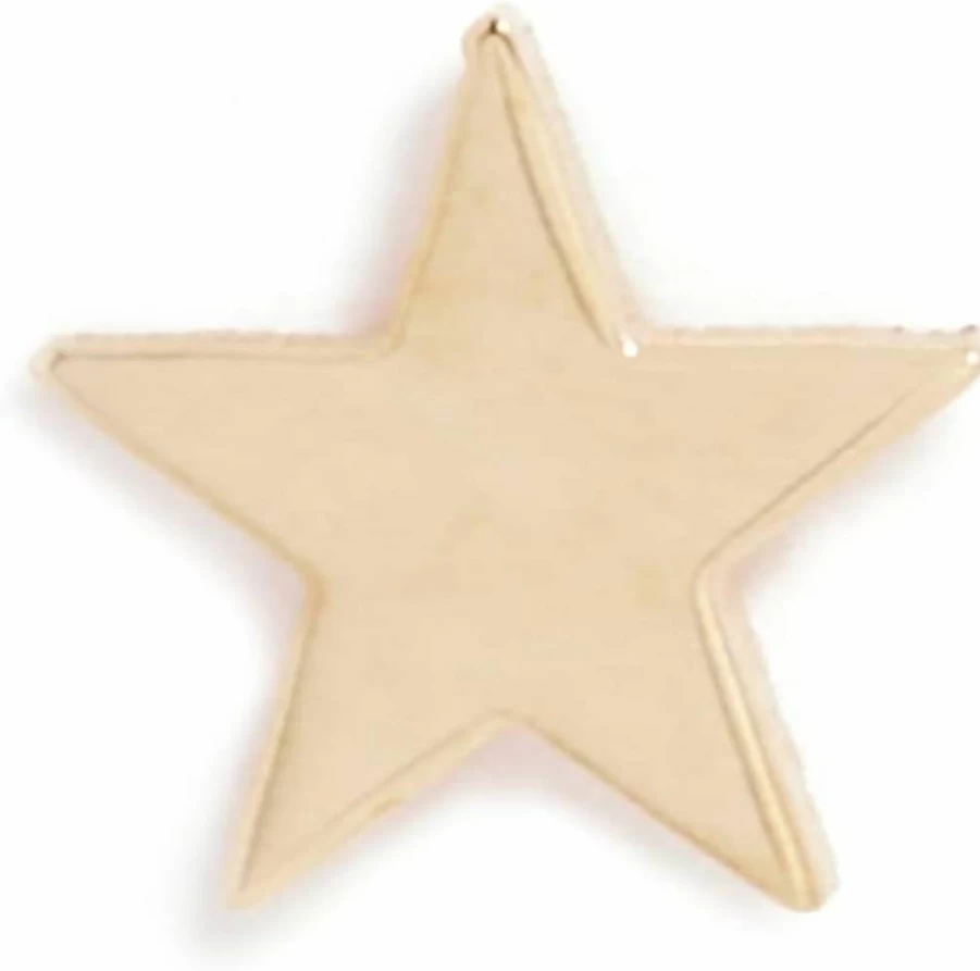 ZOE CHICCO 14K Gold Tiny Star Stud Earrings for Women - Minimalist Dainty Star Earrings