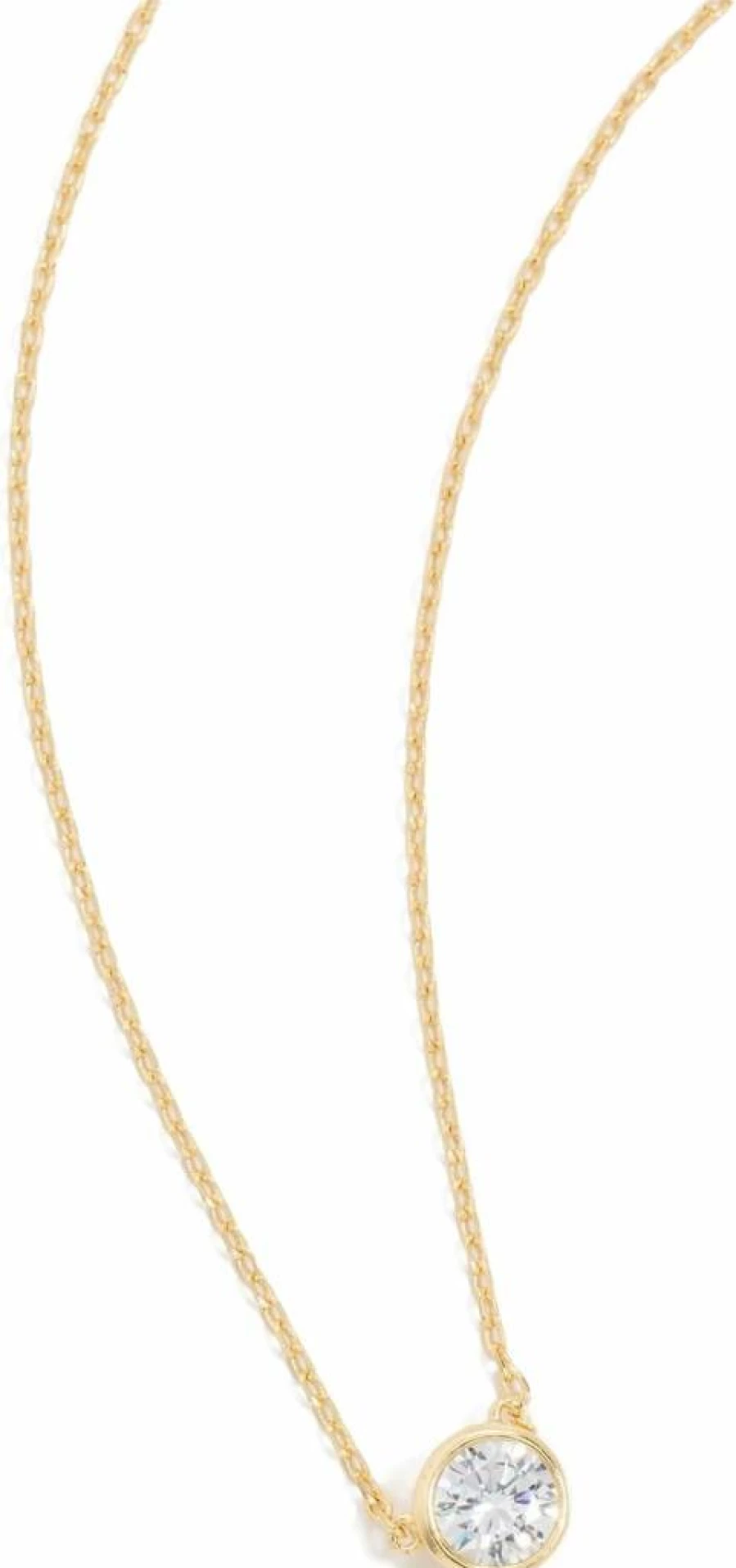 SHASHI Women's Solitaire Diamond Pendant Necklace - Elegant Sterling Silver Minimalist Jewelry Gift