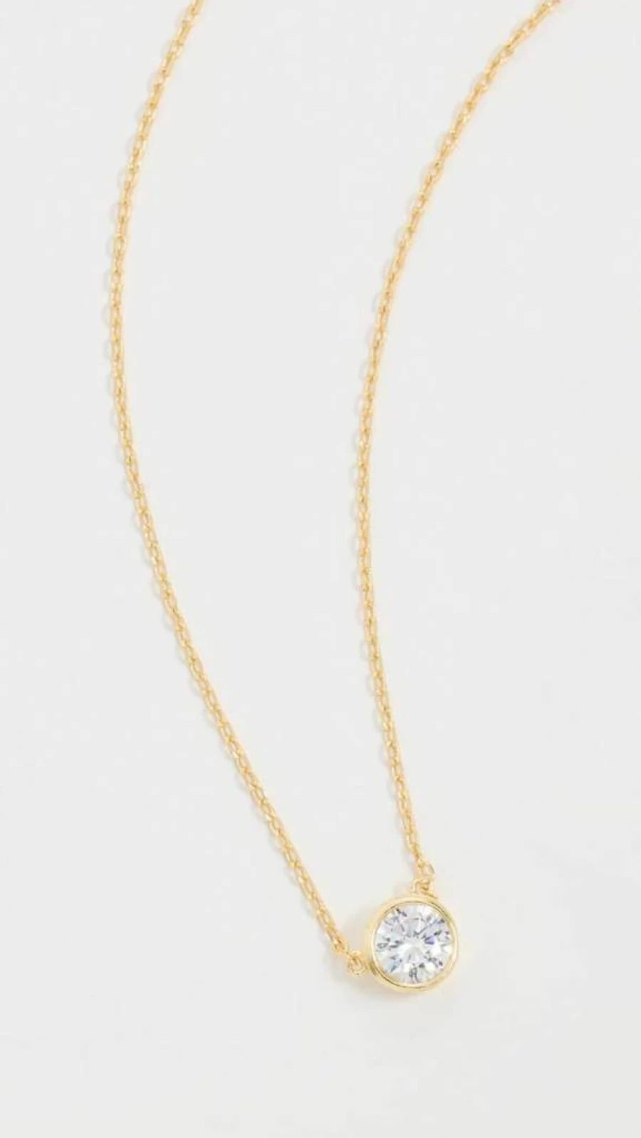 SHASHI Women's Solitaire Diamond Pendant Necklace - Elegant Sterling Silver Minimalist Jewelry Gift