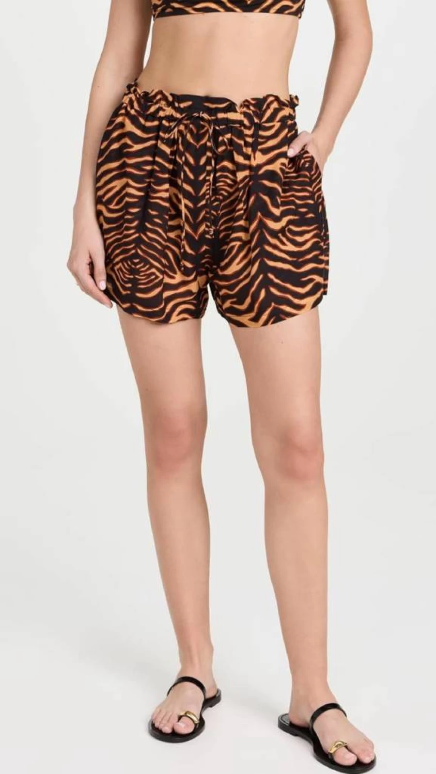 Ulla Johnson Women's Bijou Shorts - Stylish High-Waisted Summer Shorts with Floral Print