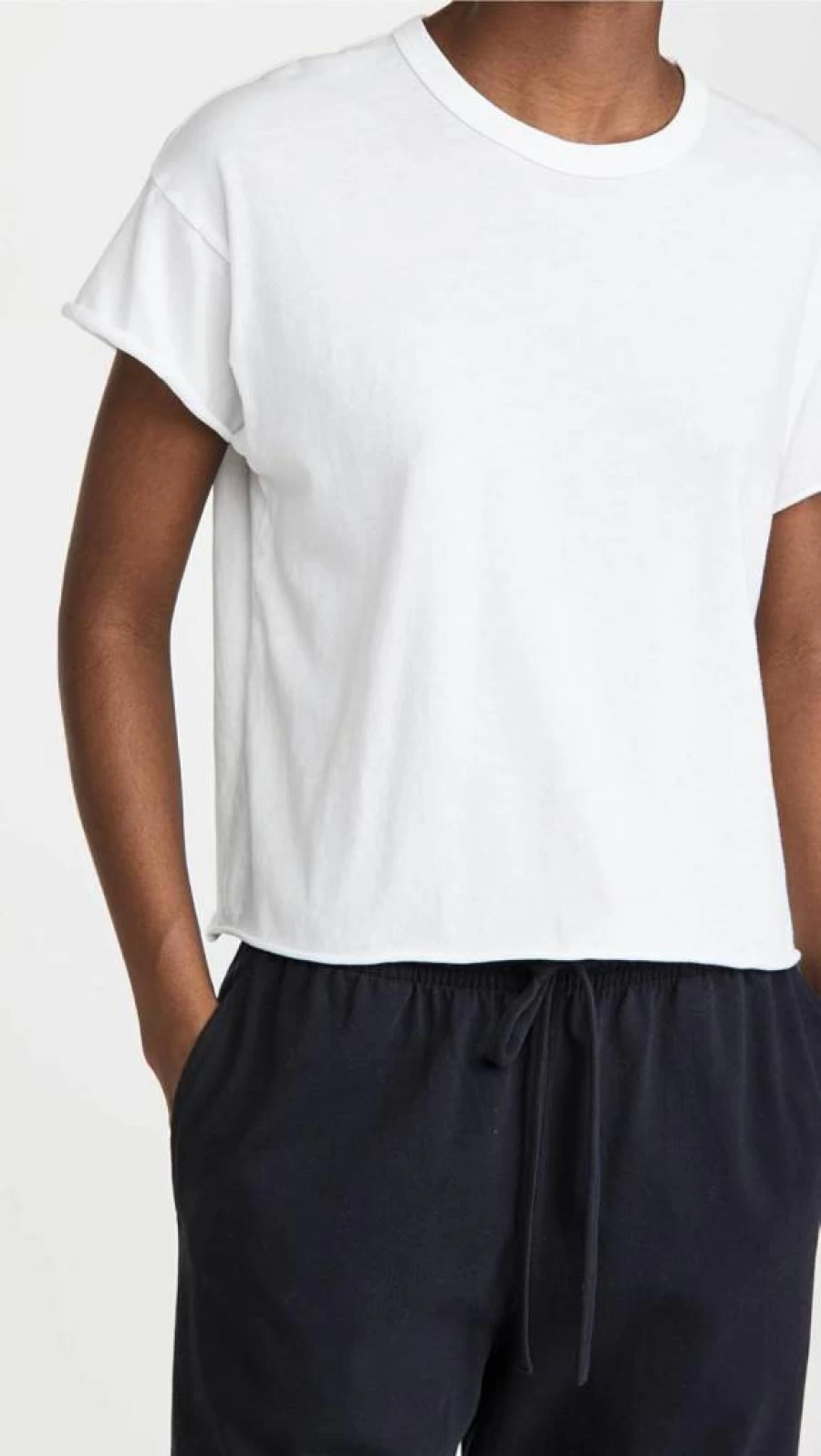 THE GREAT Women's Crop Tee - Stylish Short Sleeve T-Shirt for Women