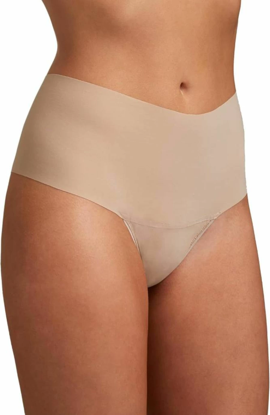 Hanky Panky High Waisted Thong for Women - Breathe Collection in Black, Taupe, Bliss - Medium Size, Handcrafted Nylon Underwear - Sizes S to XL