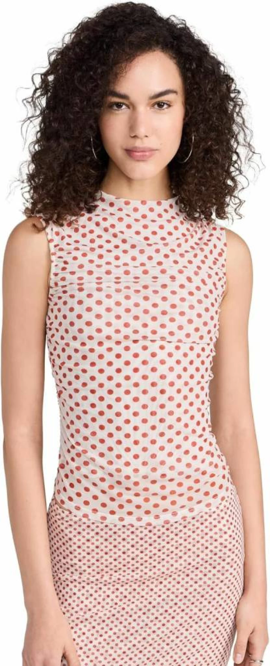 Miaou Women's Vintage Button-Up Camisole Top - Stylish Casual Blouse for Women