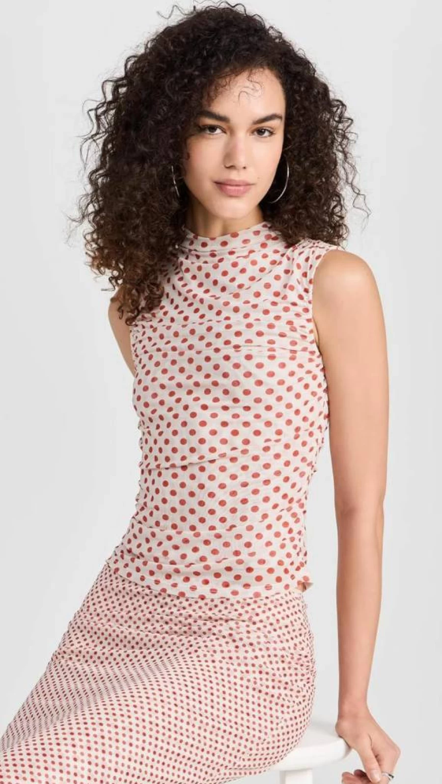 Miaou Women's Vintage Button-Up Camisole Top - Stylish Casual Blouse for Women