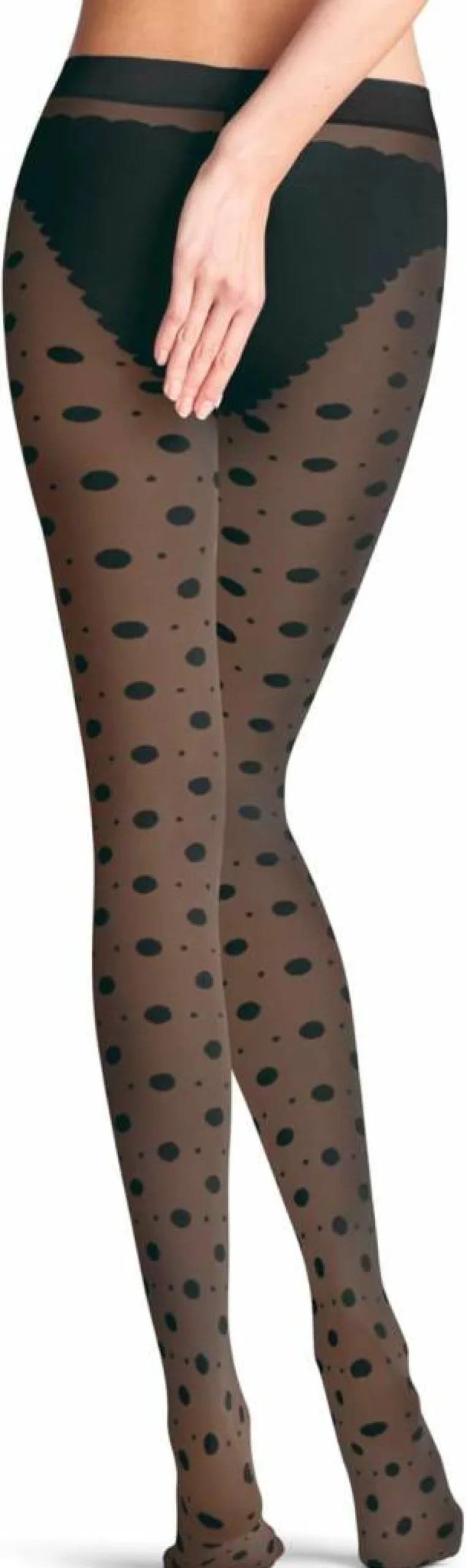 FALKE Women's Snow Dot Patterned Tights - 25 Denier Sheer Tights, 1 Pair, Elegant Design, Comfortable Fit