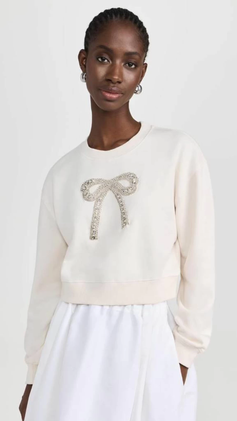LOVESHACKFANCY Women's Rylan Knit Pullover Sweater - Feminine Boho Chic Top