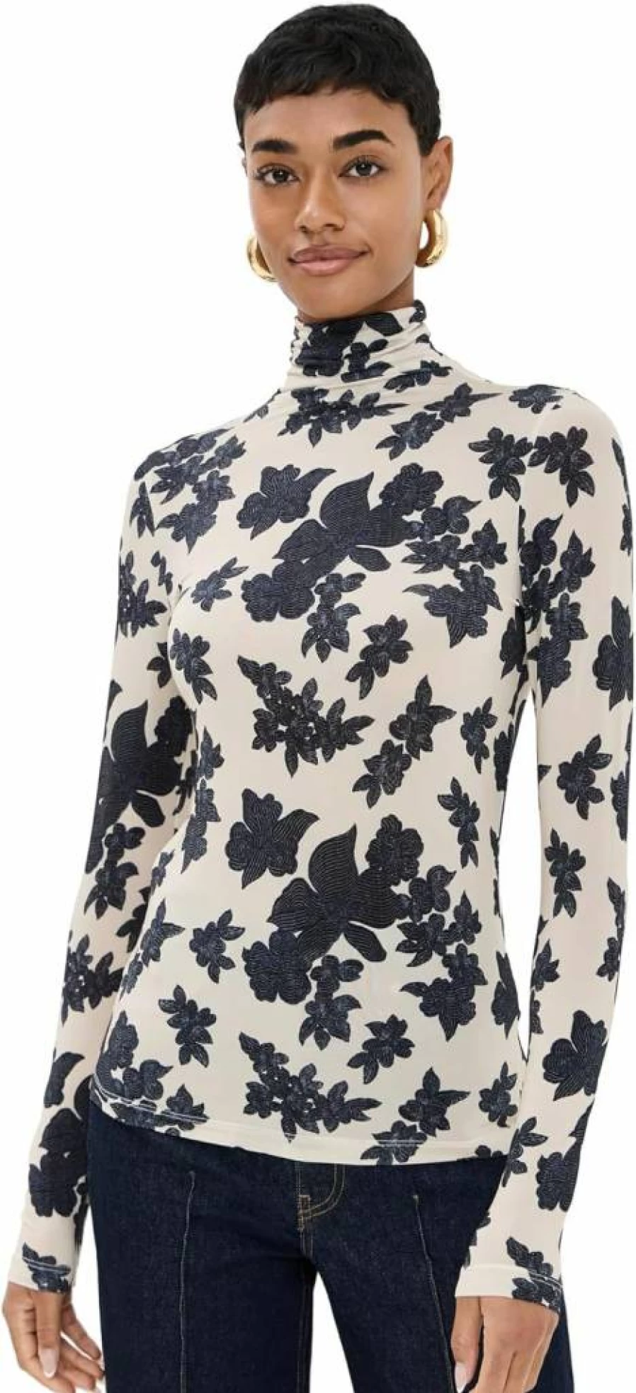 Ulla Johnson Women's Aurelia Turtleneck Sweater - Elegant Knit Top for Women