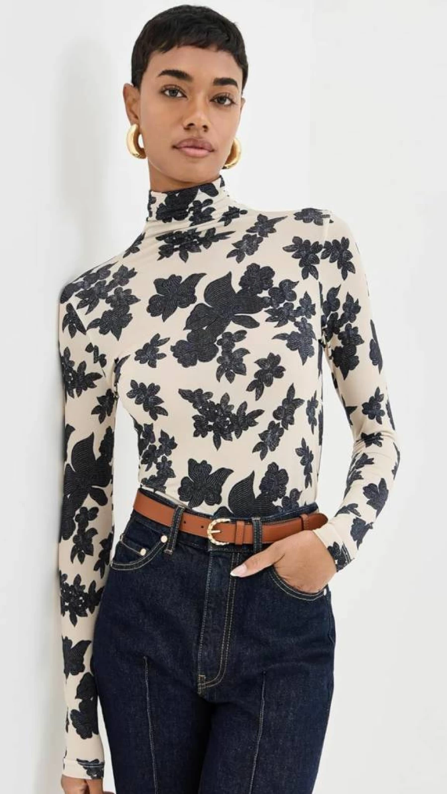 Ulla Johnson Women's Aurelia Turtleneck Sweater - Elegant Knit Top for Women
