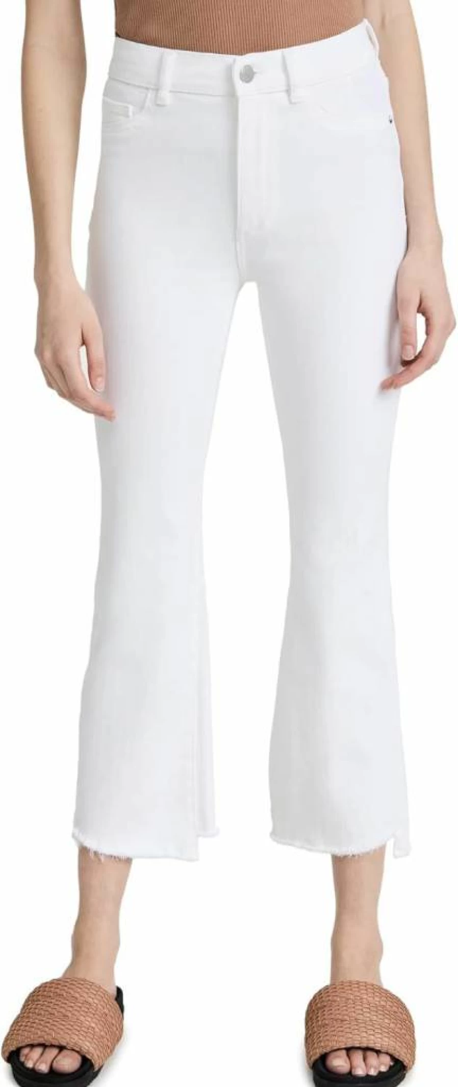 DL1961 Women's Instasculpt High Rise Bootcut Jeans - Cropped Denim Pants for Women