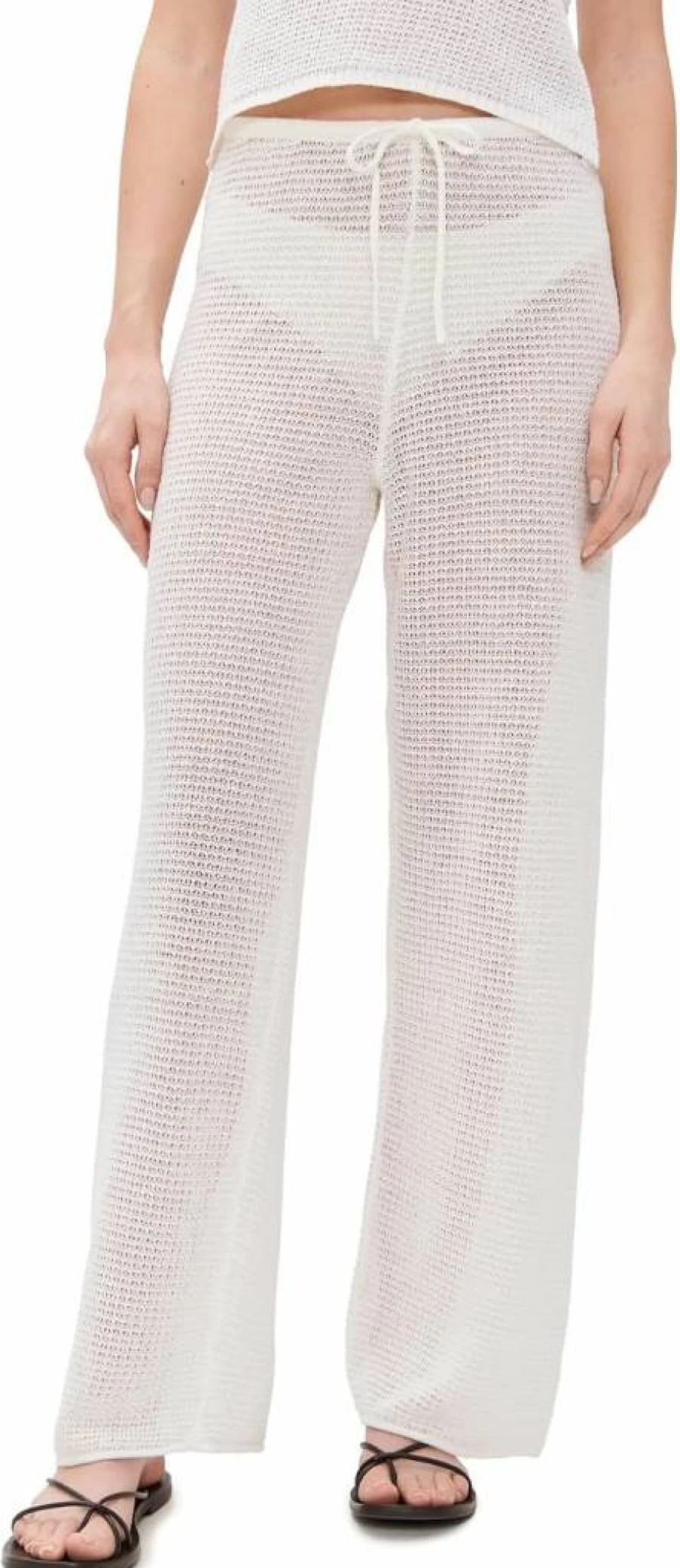 Onia Women's Linen Knit Drawstring Pants - Comfortable & Breathable Summer Casual Trousers