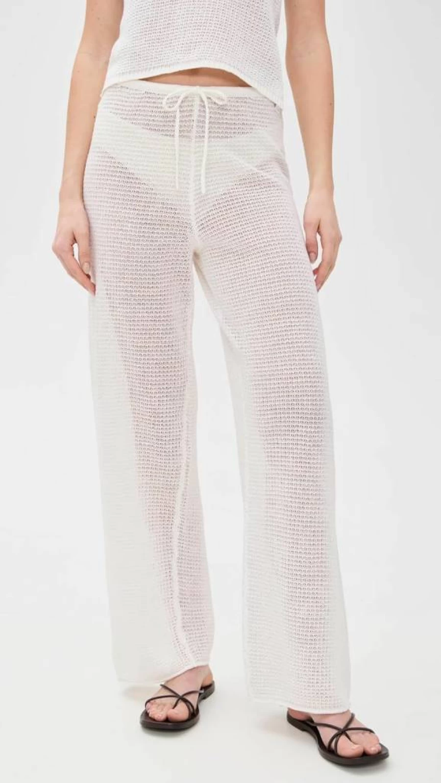 Onia Women's Linen Knit Drawstring Pants - Comfortable & Breathable Summer Casual Trousers