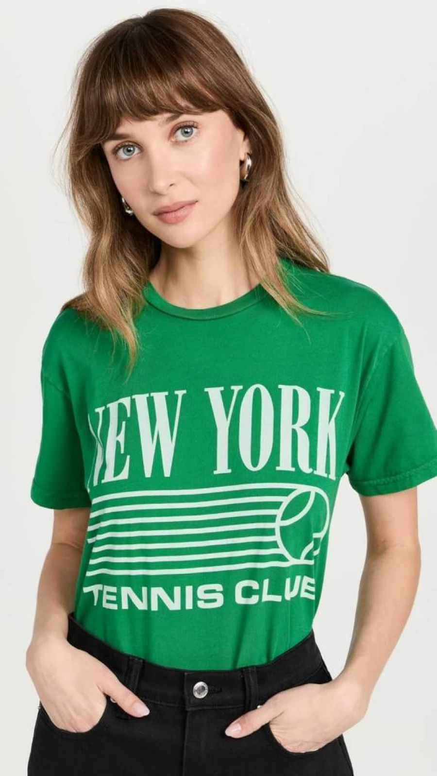 Original Retro Brand Women's Vintage New York Tennis Tee - Classic Retro Style T-Shirt