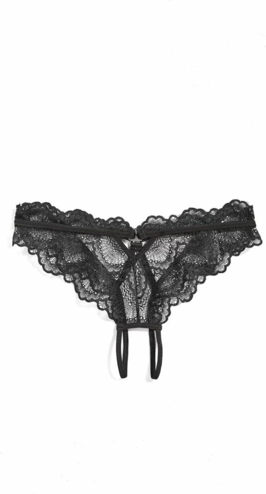 Thistle and Spire Women's Kane Overt Lace Bikini Panties - Sexy High Cut Underwear