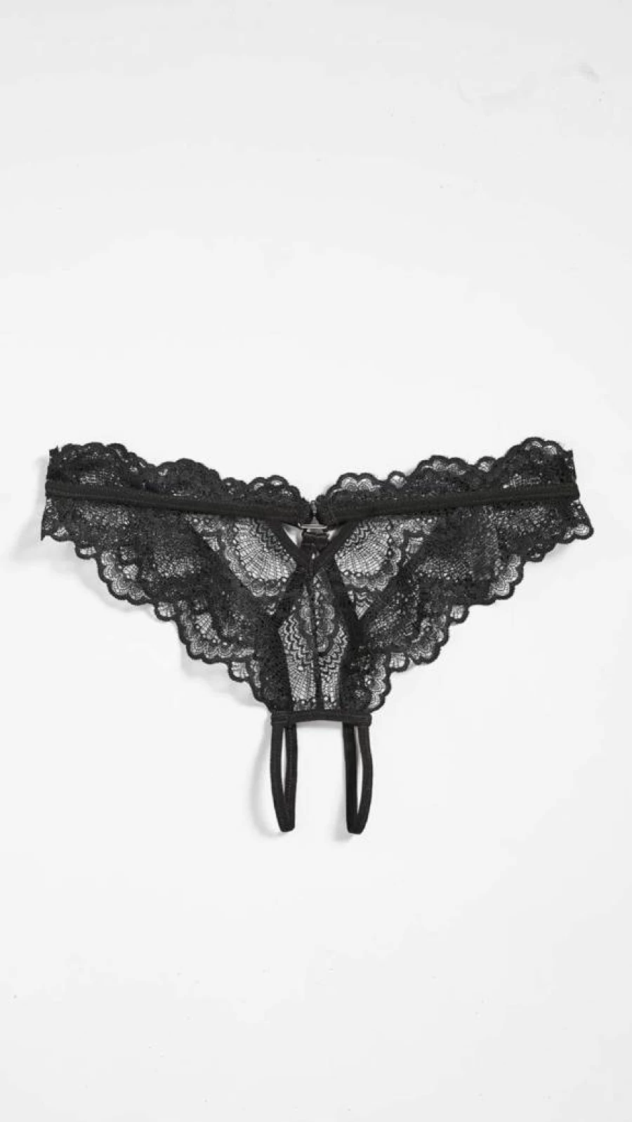 Thistle and Spire Women's Kane Overt Lace Bikini Panties - Sexy High Cut Underwear