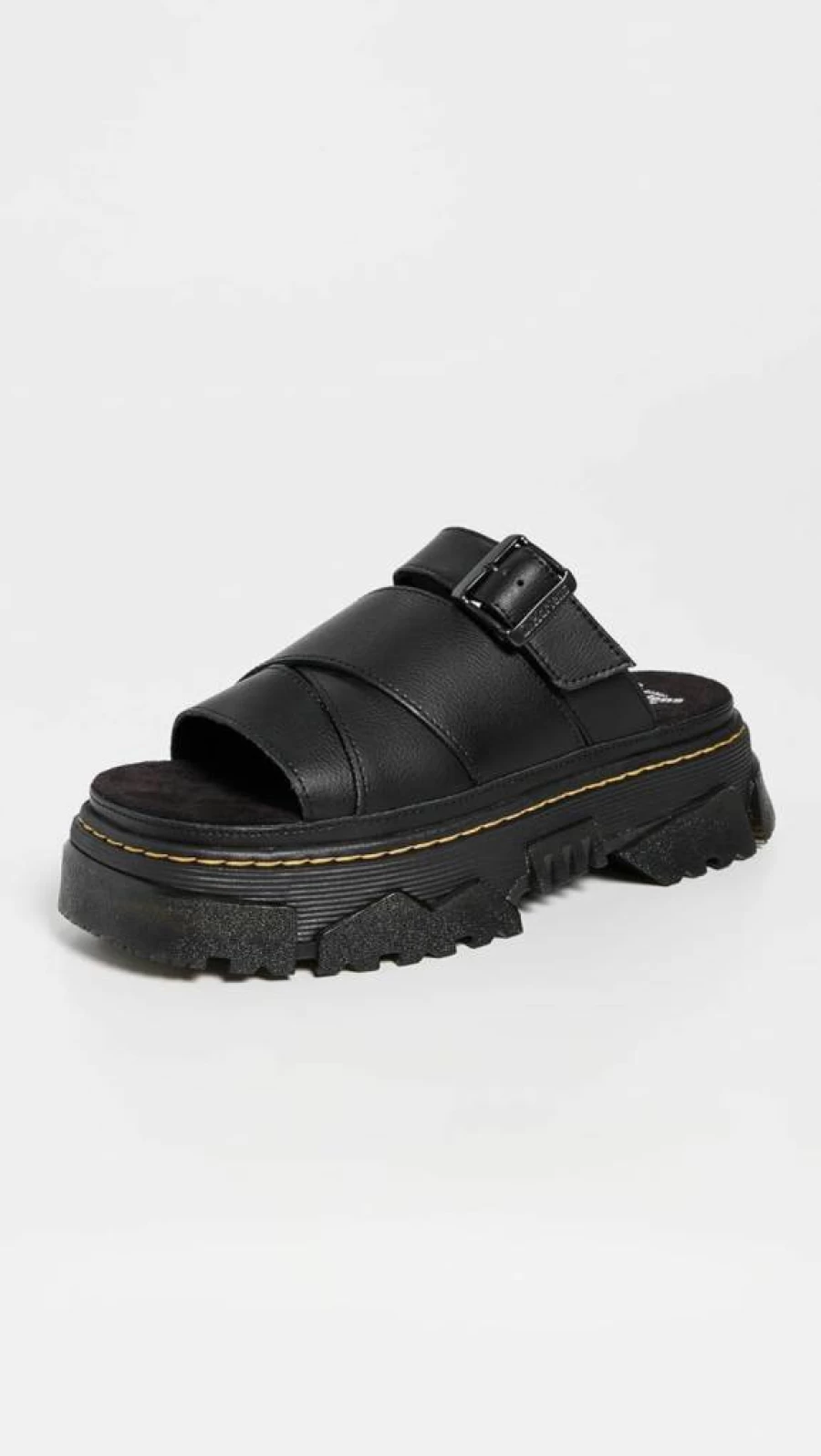 Dr. Martens Women's Mattison Slide Sandals - Black Athena Comfortable Footwear