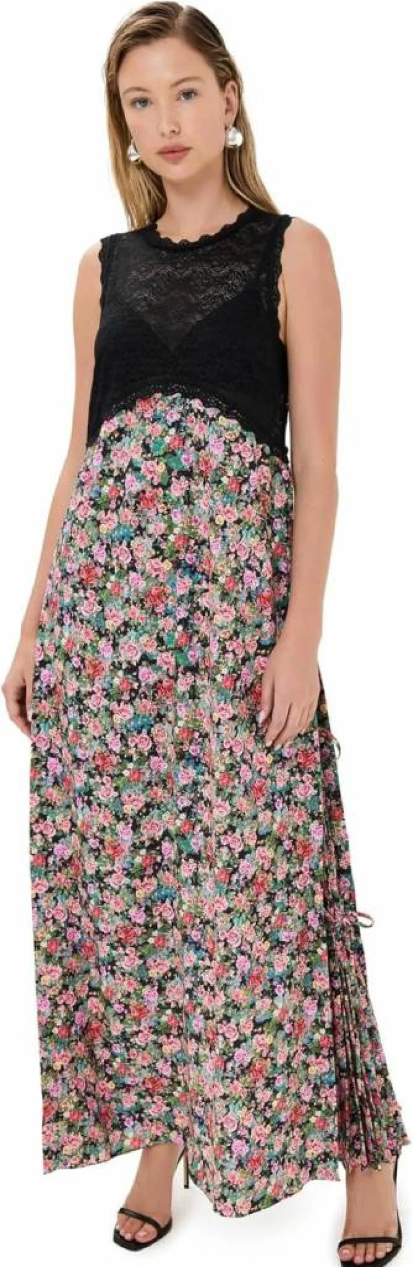 Kika Vargas Women's Phoebe Dress - Elegant Flowy Boho Chic Maxi Dress for Women