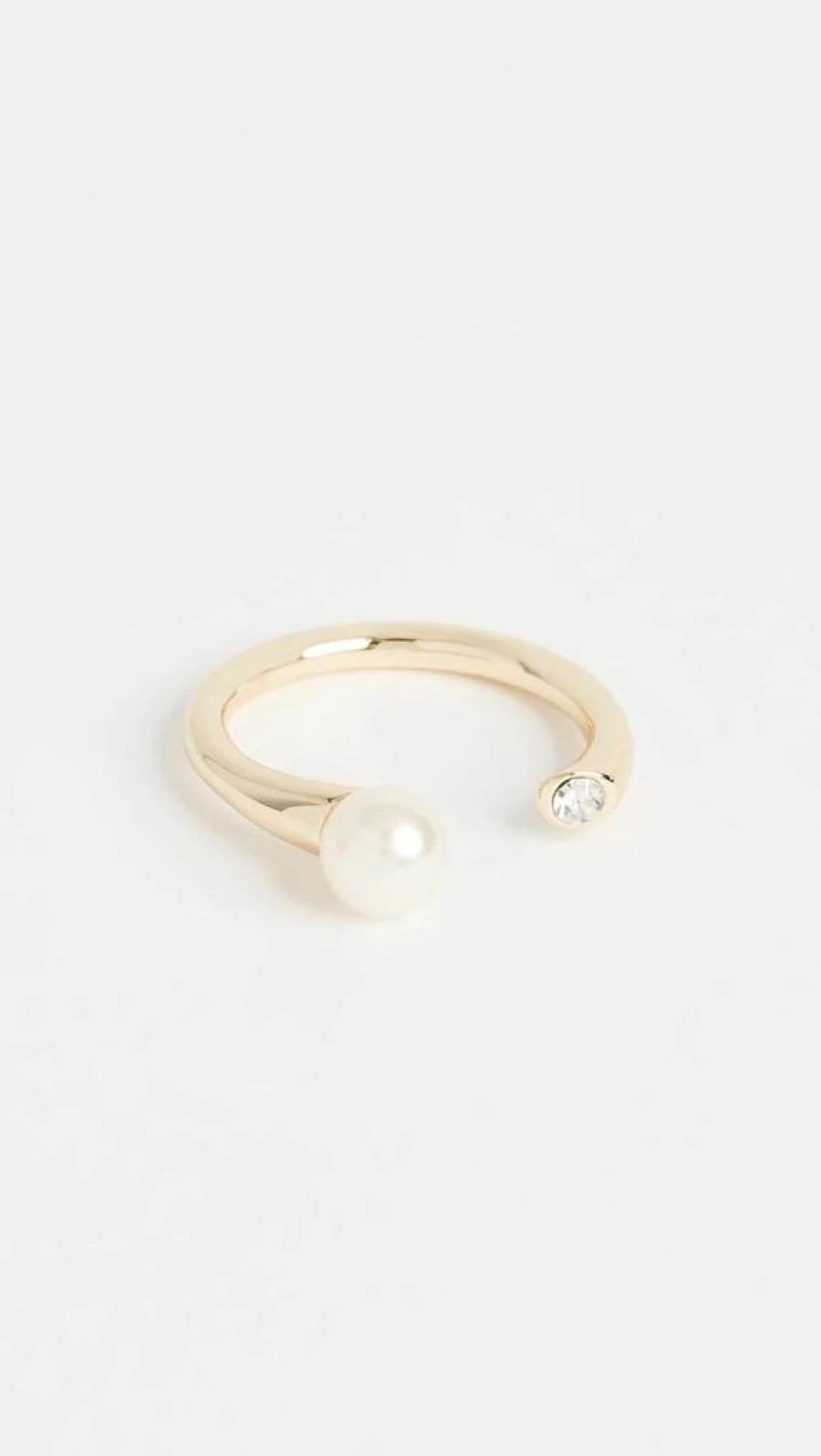 SHASHI Women's Mona Ring - Sterling Silver Stackable Band for Everyday Wear