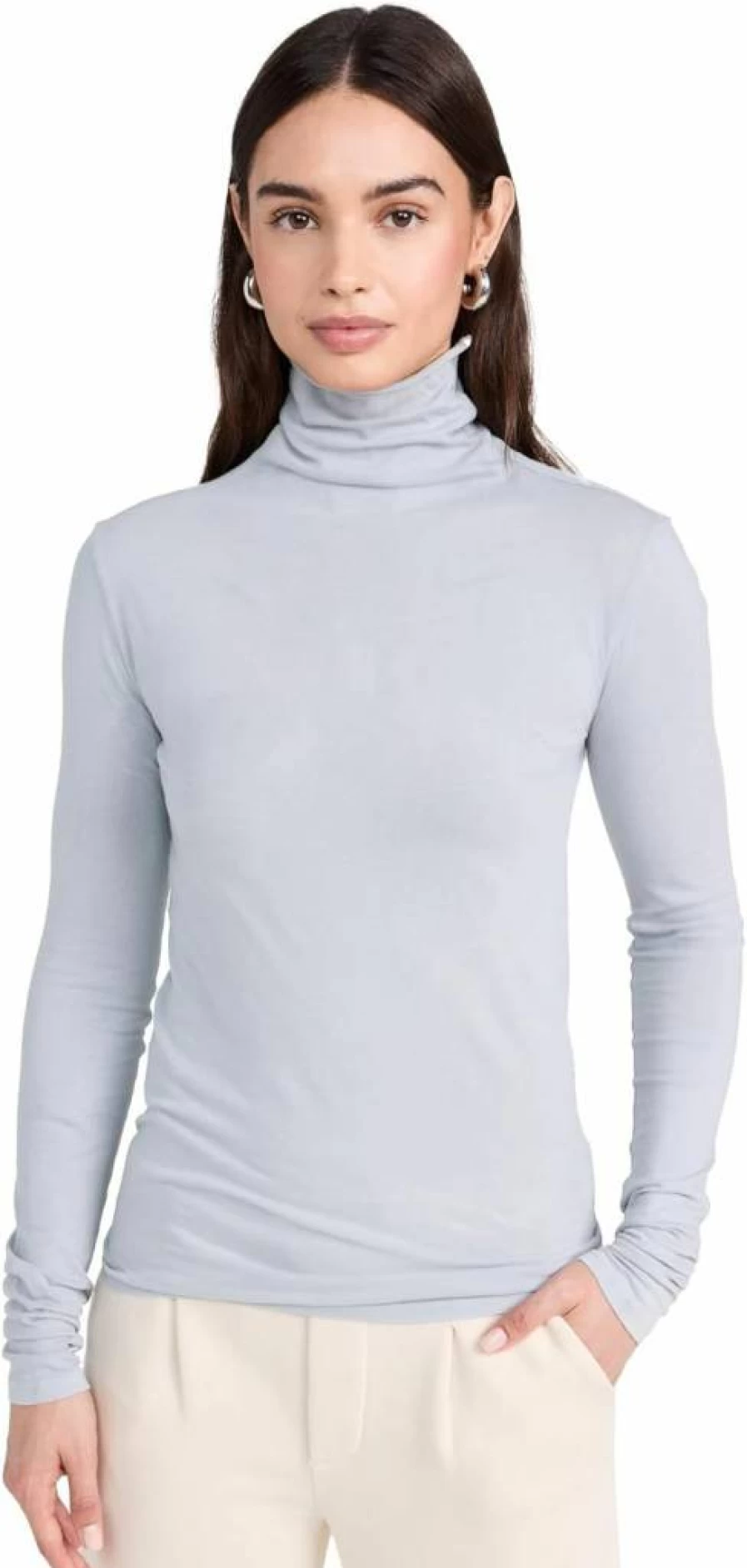 NSF Women's Wex Mock Neck T-Shirt - Comfortable Stylish Tee for Everyday Wear