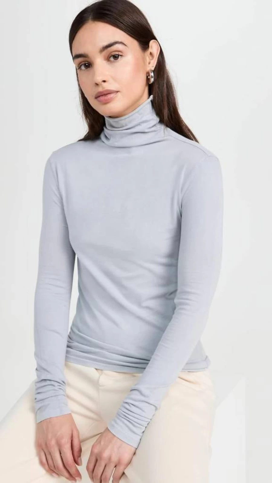 NSF Women's Wex Mock Neck T-Shirt - Comfortable Stylish Tee for Everyday Wear